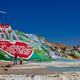 Illustration for article titled This Man Built A Colorful Mountain In The Desert With His Bare Hands